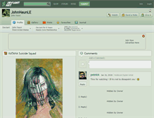 Tablet Screenshot of johnhaunle.deviantart.com