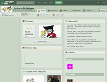 Tablet Screenshot of junior-x-bubbles.deviantart.com