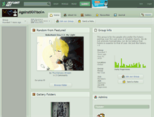 Tablet Screenshot of againstkhyaoi.deviantart.com