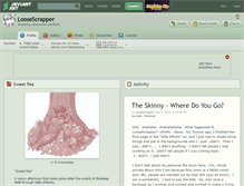 Tablet Screenshot of loosescrapper.deviantart.com