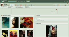 Desktop Screenshot of faryad.deviantart.com
