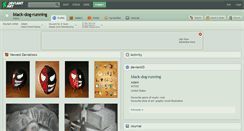 Desktop Screenshot of black-dog-running.deviantart.com