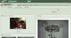 Desktop Screenshot of magnusatthva.deviantart.com
