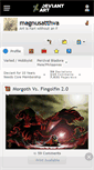 Mobile Screenshot of magnusatthva.deviantart.com