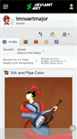 Mobile Screenshot of imnoartmajor.deviantart.com