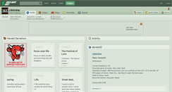 Desktop Screenshot of cimnine.deviantart.com