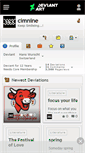 Mobile Screenshot of cimnine.deviantart.com