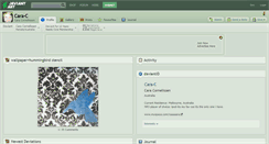 Desktop Screenshot of cara-c.deviantart.com