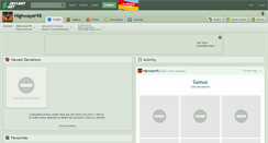 Desktop Screenshot of highwayer98.deviantart.com