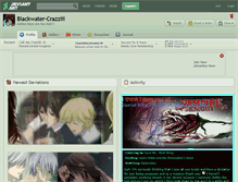 Tablet Screenshot of blackwater-crazziii.deviantart.com