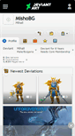 Mobile Screenshot of mishobg.deviantart.com
