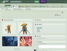 Tablet Screenshot of mishobg.deviantart.com