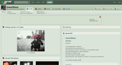 Desktop Screenshot of gracegibson.deviantart.com