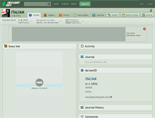 Tablet Screenshot of italyan.deviantart.com