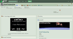Desktop Screenshot of derekthespacedog.deviantart.com