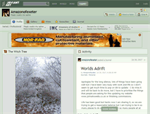 Tablet Screenshot of amazonofexeter.deviantart.com