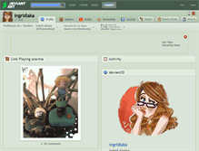 Tablet Screenshot of ingridlaka.deviantart.com