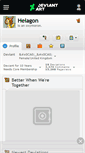 Mobile Screenshot of helagon.deviantart.com