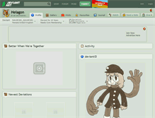 Tablet Screenshot of helagon.deviantart.com