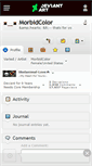 Mobile Screenshot of morbidcolor.deviantart.com