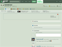Tablet Screenshot of morbidcolor.deviantart.com