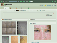 Tablet Screenshot of hobo-scented.deviantart.com