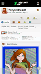 Mobile Screenshot of fireyredhead3.deviantart.com