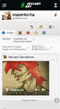 Mobile Screenshot of masenko-ha.deviantart.com