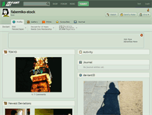 Tablet Screenshot of fabemiko-stock.deviantart.com