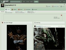 Tablet Screenshot of graymalkin2112.deviantart.com