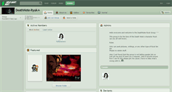 Desktop Screenshot of deathnote-ryuk.deviantart.com