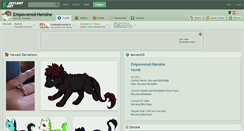 Desktop Screenshot of empowered-heroine.deviantart.com
