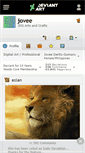 Mobile Screenshot of jovee.deviantart.com