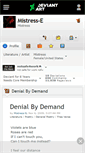 Mobile Screenshot of mistress-e.deviantart.com