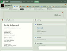 Tablet Screenshot of mistress-e.deviantart.com