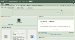 Desktop Screenshot of cinderai.deviantart.com