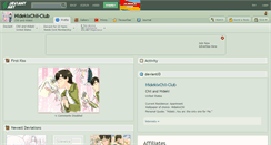 Desktop Screenshot of hidekixchii-club.deviantart.com