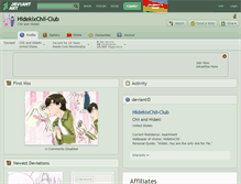 Tablet Screenshot of hidekixchii-club.deviantart.com