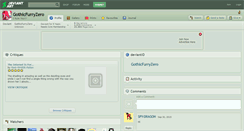 Desktop Screenshot of gothicfurryzero.deviantart.com
