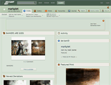 Tablet Screenshot of markpiet.deviantart.com