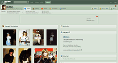 Desktop Screenshot of jjkitten.deviantart.com