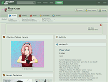 Tablet Screenshot of pinar-chan.deviantart.com