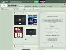Tablet Screenshot of los-minima.deviantart.com