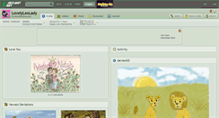Desktop Screenshot of lovelyleolady.deviantart.com