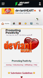 Mobile Screenshot of deviantheart.deviantart.com