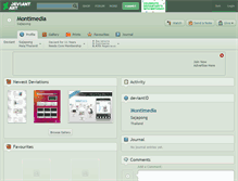 Tablet Screenshot of montimedia.deviantart.com