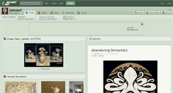 Desktop Screenshot of galindorf.deviantart.com