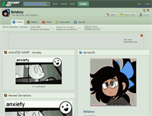Tablet Screenshot of belaboy.deviantart.com