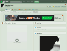 Tablet Screenshot of garymphoto.deviantart.com