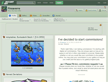 Tablet Screenshot of finnaverre.deviantart.com